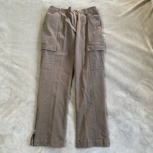 Chico's Brown Ankle Cargo Pants